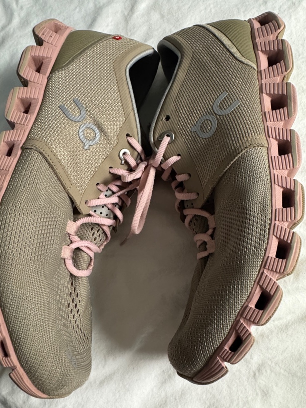 On Cloud X Women's Athletic Shoes sand/rose size 10.5 - Picture 8 of 13